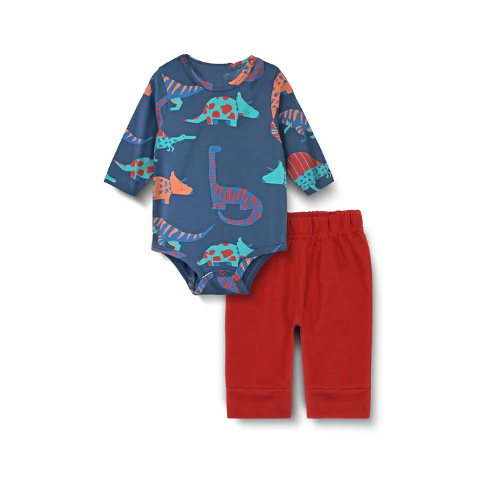 Dino Discovery Bodysuit & Trouser Set